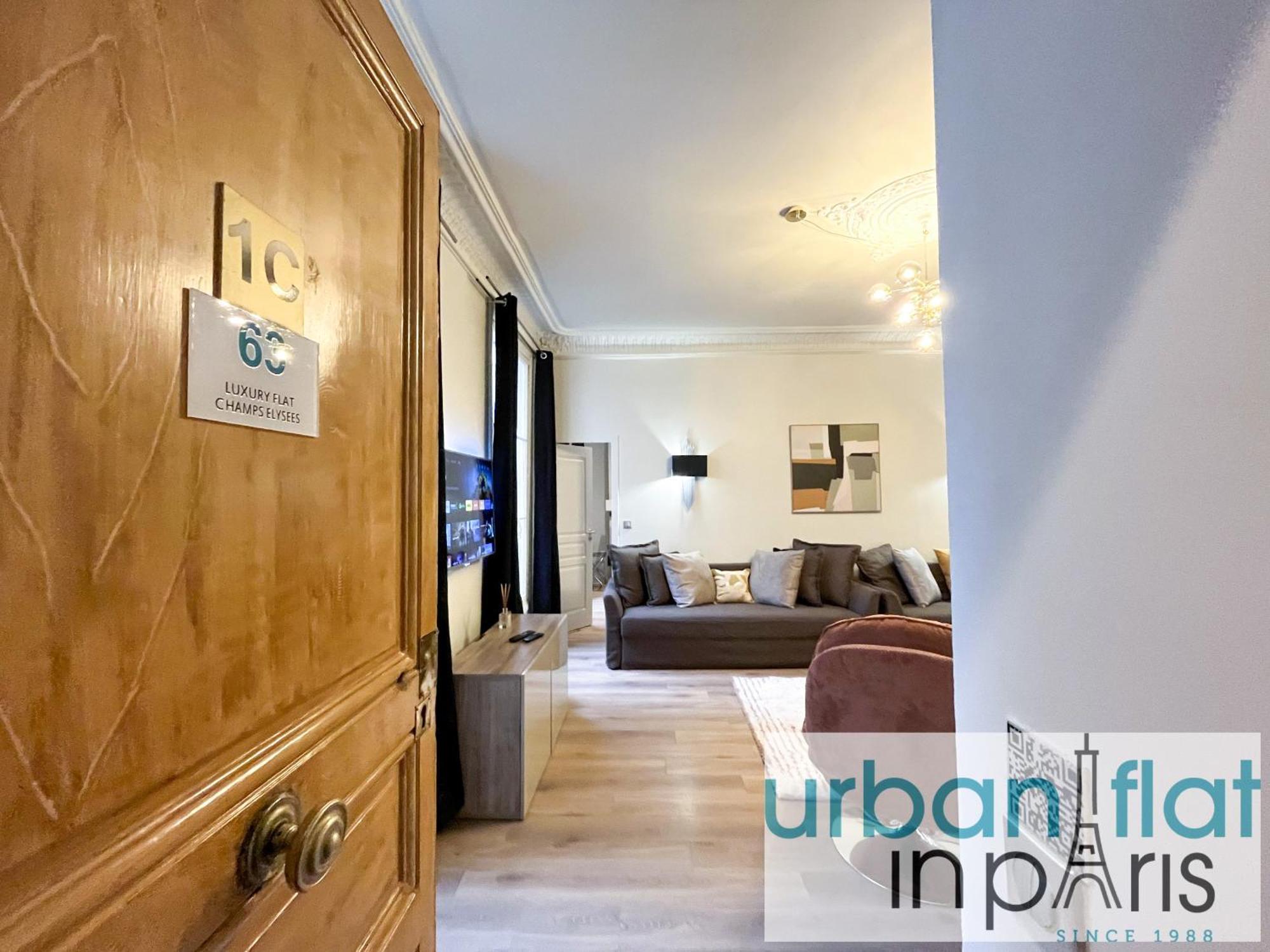 Urban Flat 63 - Beautiful 3 Bedroom Flat Champs-Elysees París Exterior foto